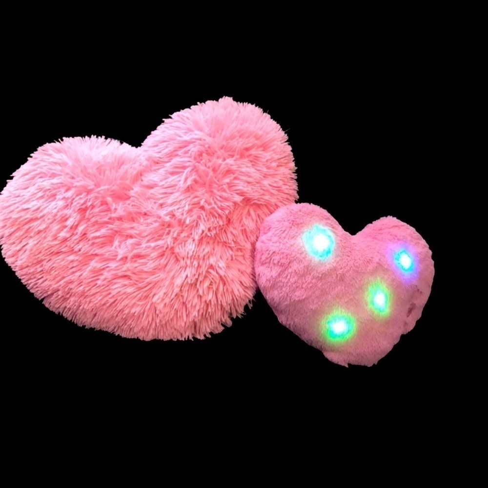 Big Heart Pillow And Light Up Heart Pillow Set - Picture 9 of 13